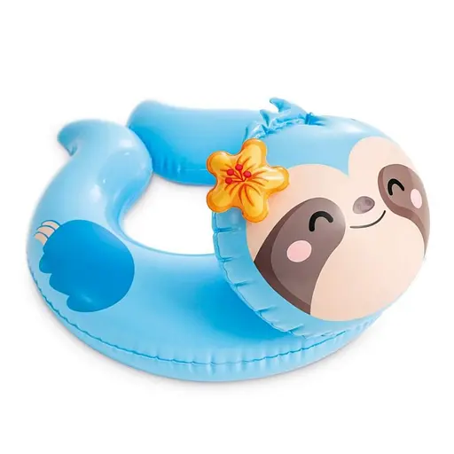 Дитячий надувний круг Intex 59220, 58 x 55 см Лінивець - фото 1