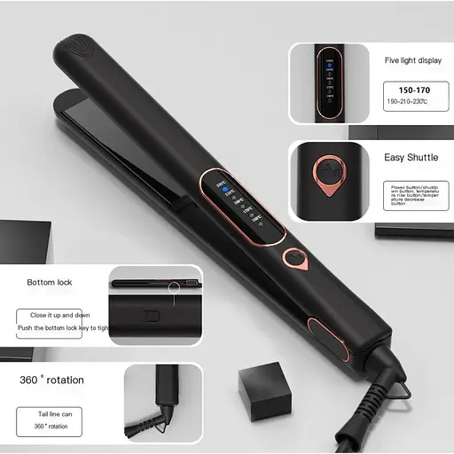 Випрямляч-плойка для волосся керамічний - фото 2