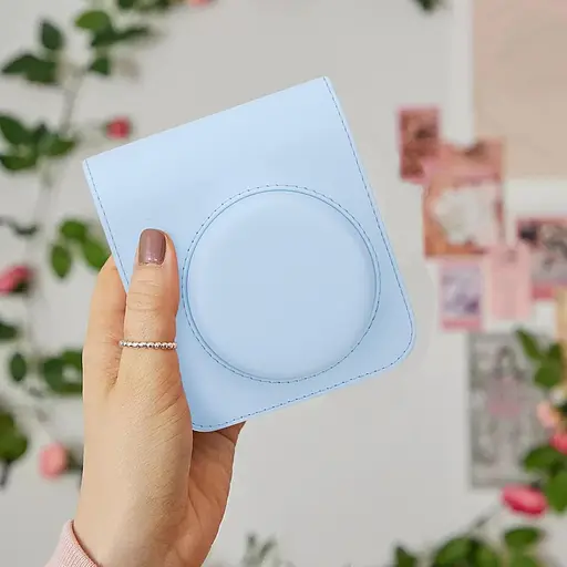 Набор камера Fujifilm Instax Mini 12, Фотобумага 20шт, Чехол, Фотоальбом 108 фото Голубой - фото 7