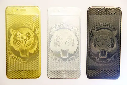 Декоративное стекло для iPhone 5 5s SE с рисунками гравировки металл - фото 5