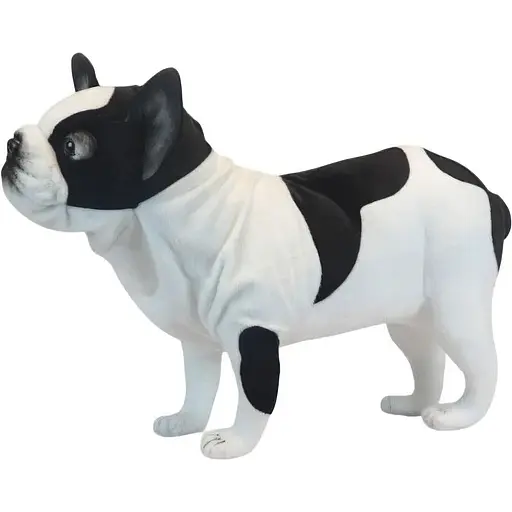 М'яка іграшка Hansa Французький бульдог чорно-білий 50 см (6601)