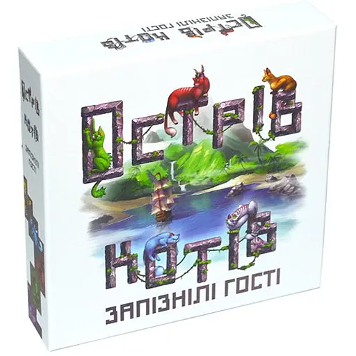 Настольная игра Geekach Games Остров кошек: Долгожданные гости (The Isle of Cats: Late Arrivals) (укр.) (GKCH003) - фото 1
