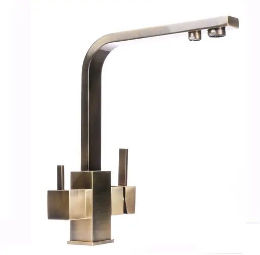 Змішувач для кухні під осмос Globus Lux GLLR-0111-9-Bronze Бронза - фото 1