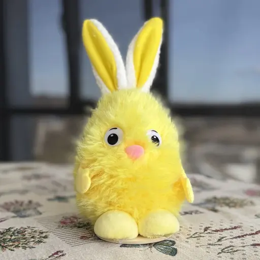 Великодній зайчик "Сонячний пух" жовтий великий MIS LT - фото 1