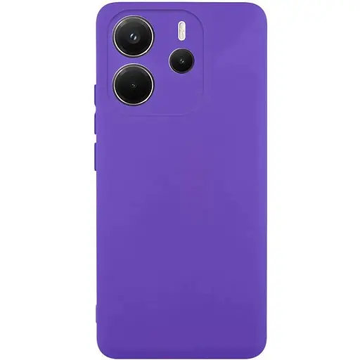 Чехол Lakshmi Silicone Cover Full Camera (AAA) для Xiaomi Redmi Note 14 4G (Int. version) Фиолетовый / Amethyst