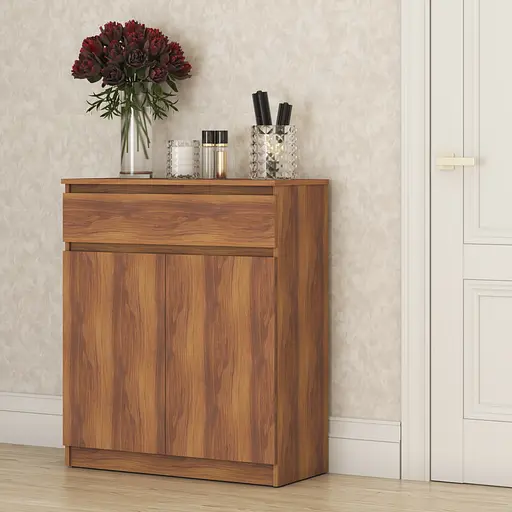 Тумба для взуття MebelStar Нео 80x35x95 см Дуб бурштиновий (MBS-1249) - фото 1