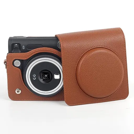 Чехол для фотоаппарата Fujifilm Instax Square SQ40 коричневый - фото 3