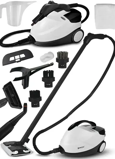 Парочиститель MalTec HDS7000W-PRO, 2000 Вт, 4 бар, 1,6 л, регулировка пара, комплект насадок, без химии - фото 1