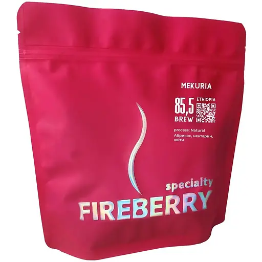 Кава в зернах Fireberry Ethiopia Mekuria 0,25 кг - фото 1