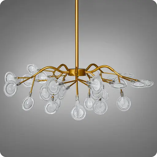 Люстра підвісна 517 Dlight на 30 ламп Золото Сатін (01961) - фото 1