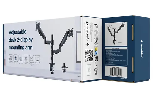 Кронштейн Gembird MA-DA2P-02 MA-DA2P-02 - фото 5