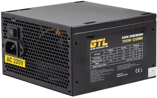 Блок питания GTL Gaming Star 700W (GTLGS700BK)