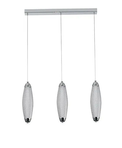 Підвісний світлодіодний світильник G 2667/3L 24W Хром - фото 2
