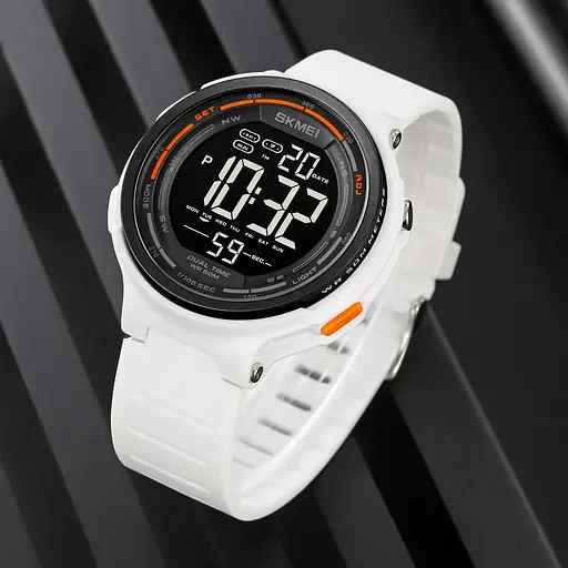 Чоловічий наручний годинник Skmei 1841 Білий - фото 4