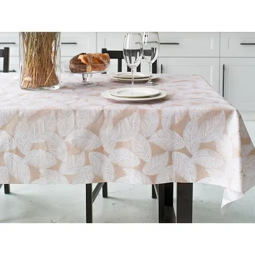 Скатертина водовідштовхувальна Lefard Home Textile Pineto beig 140х240 см (715-315) - фото 4