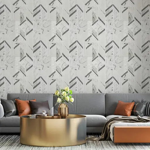 Панель стеновая 3D 680х680х4мм Абстракция серая SW-00001990 - фото 4