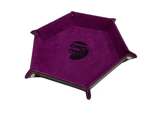 Настільна гра Games 7 Days Лоток для кубиків Hexagon dice tray - Light purple (g7dhexdt04) - фото 2