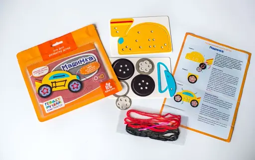 Геометричний конструктор. Машинка - фото 2