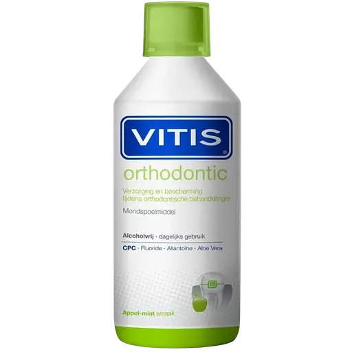 Набір: зубна паста Vitis Orthodontic 100 мл + ополіскувач для ротової порожнини Vitis Orthodontic 500 мл  - фото 3