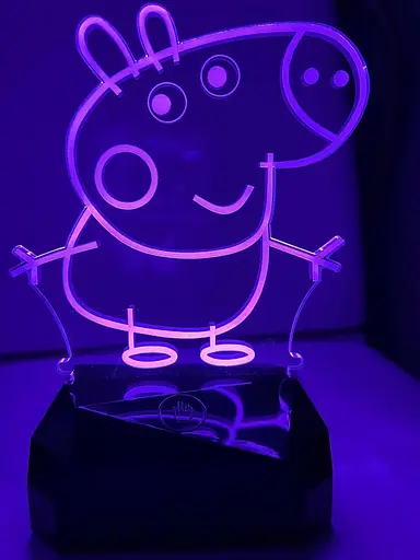 Світильник нічник 3D планшет USB, акумулятор, ручка для написів - фото 2