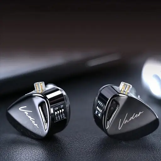 Наушники Knowledge Zenith проводные Vader с микрофоном гарнитура черные - фото 4