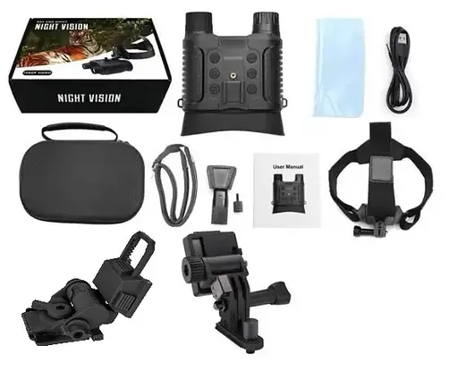 Бинокуляр ночного видения Dsoon NV8160 + крепление на голову + кронштейн FMA L4G24 на шлем - фото 2