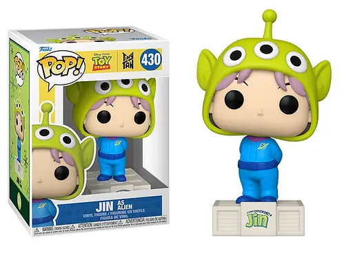Фігурка Funko Pop БТС Історія іграшок Джин Прибулець BTS Toy Story Jin as Alien 10 см BTS J A 430
