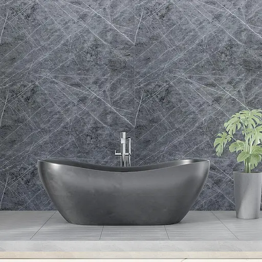 Декоративна ПВx плита 1,22 м x 2,44 м x 3 мм Сірий натуральний мармур SW-00001406 - фото 7