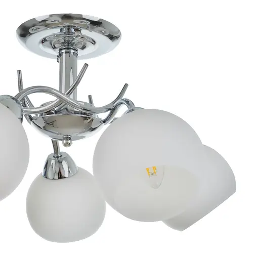 Люстра потолочная Brille классическая в зал E27 40W CH (LK-650C/5) - фото 2