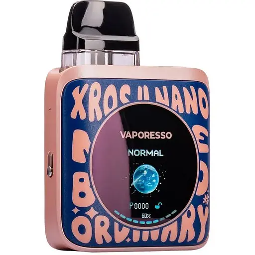 Под-система Vaporesso POD System XROS 4 Nano 30W Pod 1350mAh 3ml Kit Word-pop Blue (17729)