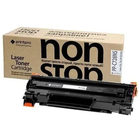 Картридж PrintPro Canon 728 Black teh0024355 - фото 1