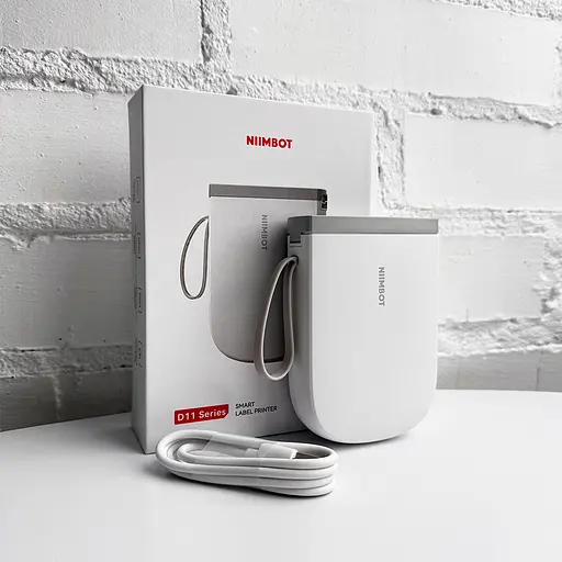 Термопринтер для печати наклеек NIIMBOT D11_H White - фото 9