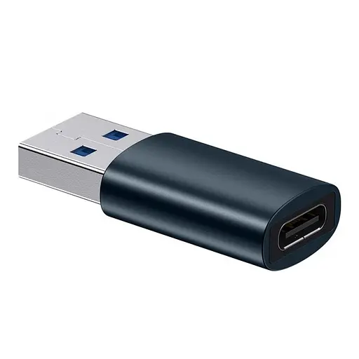 Переходник Baseus Ingenuity Series Mini USB 3.1 to Type-C (ZJJQ000101) Blue - фото 3