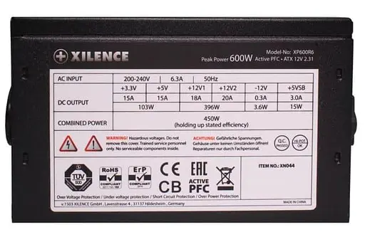 Блок питания Xilence Performance C 600W (XP600R7) (XP600R7_) - фото 5