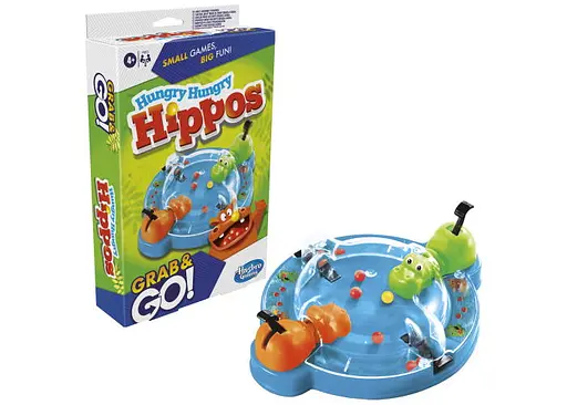 Настільна гра Hasbro Голодні бегемотики (дорожні) (Hungry Hippos Grab and Go) (F8255) - фото 4