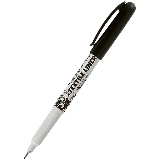 Маркер Centropen Textile Liner 2639, 0.6-0.8 мм черный (2639/01)