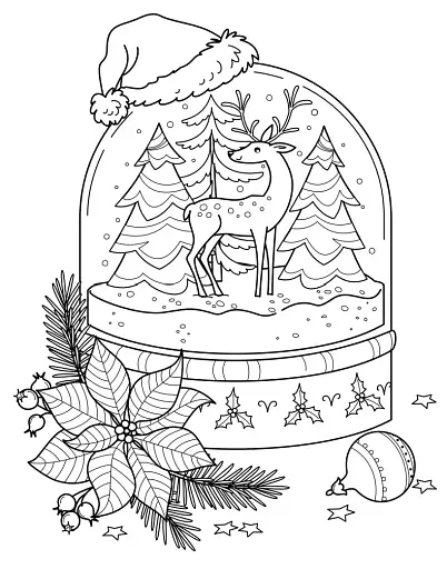 Велика книга розмальовок. Різдво - фото 5