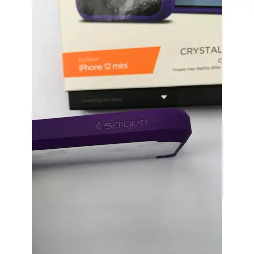 Оригинальный противоударный чехол Spigen Ultra Hybrid для iPhone 12 Mini (5.4") Hydrangea Purple (ACS01544) - фото 6