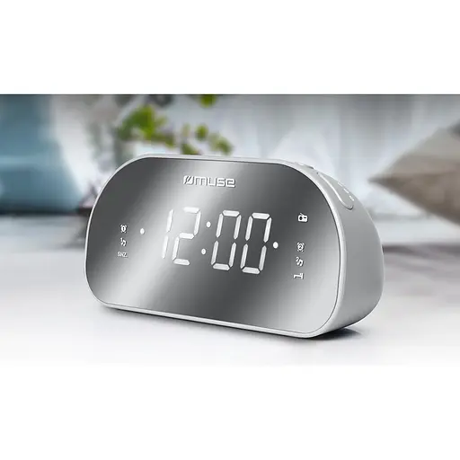 Радіо-годинник Muse дзеркальний (M-170 CMR) - фото 5