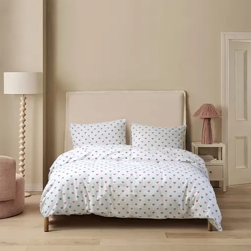 Постельное белье Lotus Home Фланель - Small Hearts евро (svt-2000022349048) - фото 5