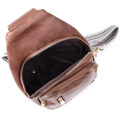 Слинг сумка для женщин Vintage из экокожи 18.5х29х8 см sum0026963 - фото 7