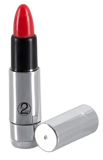 Вибратор You2Toys для клитора Kiss Me Lipstick Vibe 8.7 см серебристый - фото 2