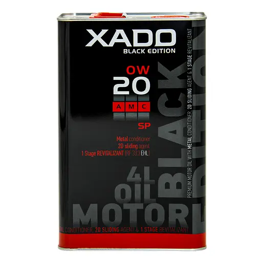 Моторное масло Xado Atomic Oil AMC Black Edition 0W-20 4л(XA 22294) - фото 1