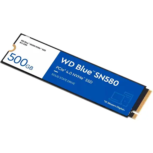 Накопичувач SSD Western Digital m.2 NVMe 500GB BLUE SN580 WDS500G3B0E (WDS500G3B0E) - фото 2
