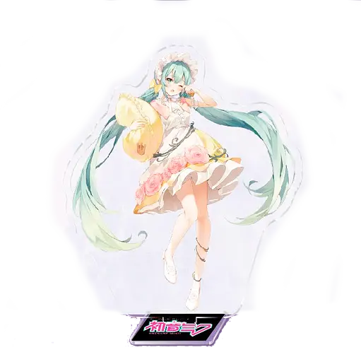 Акрилова фігурка Хацуне Міку з подушкою Hatsune Miku 10 см