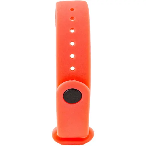 Силиконовый ремешок для Xiaomi Mi Band 3/4 Розовый / Hot Pink - фото 3