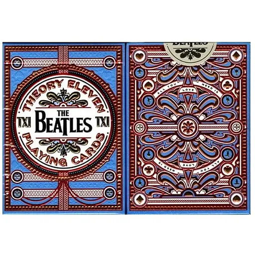 Карти гральні United States Playing Card Company Theory11 Beatles (blue) (PC_T11BTLB) - фото 1