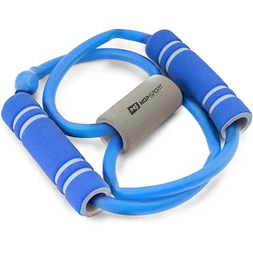 Эспандер резиновый Hop-Sport HS-L042YG с ручками синий - фото 2