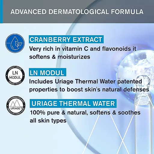 Мицеллярная термальная вода Uriage Thermal Micellar Water для нормальной и сухой кожи 250 мл - фото 7