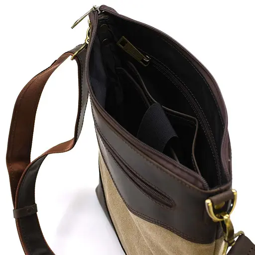 Кожаная мужская сумка TARWA 30х27.5х6.5 см sum0026075 - фото 2